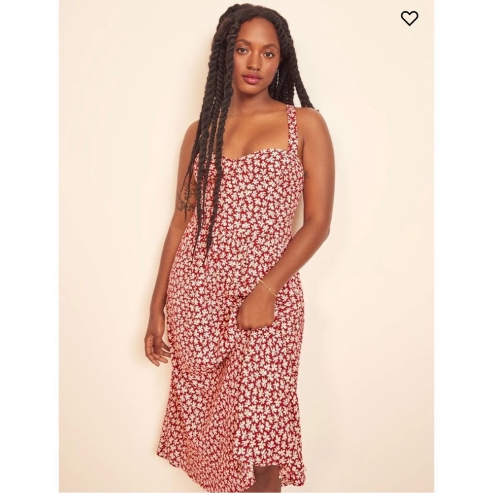 Reformation Brixton midi dress size 8